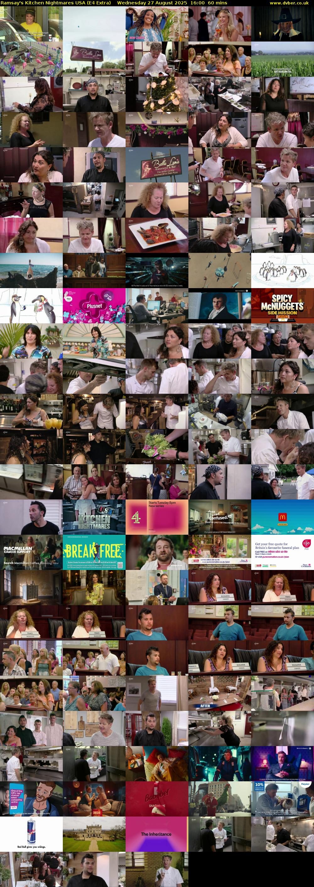Ramsay's Kitchen Nightmares USA (E4 Extra) Wednesday 27 August 2025 16:00 - 17:00