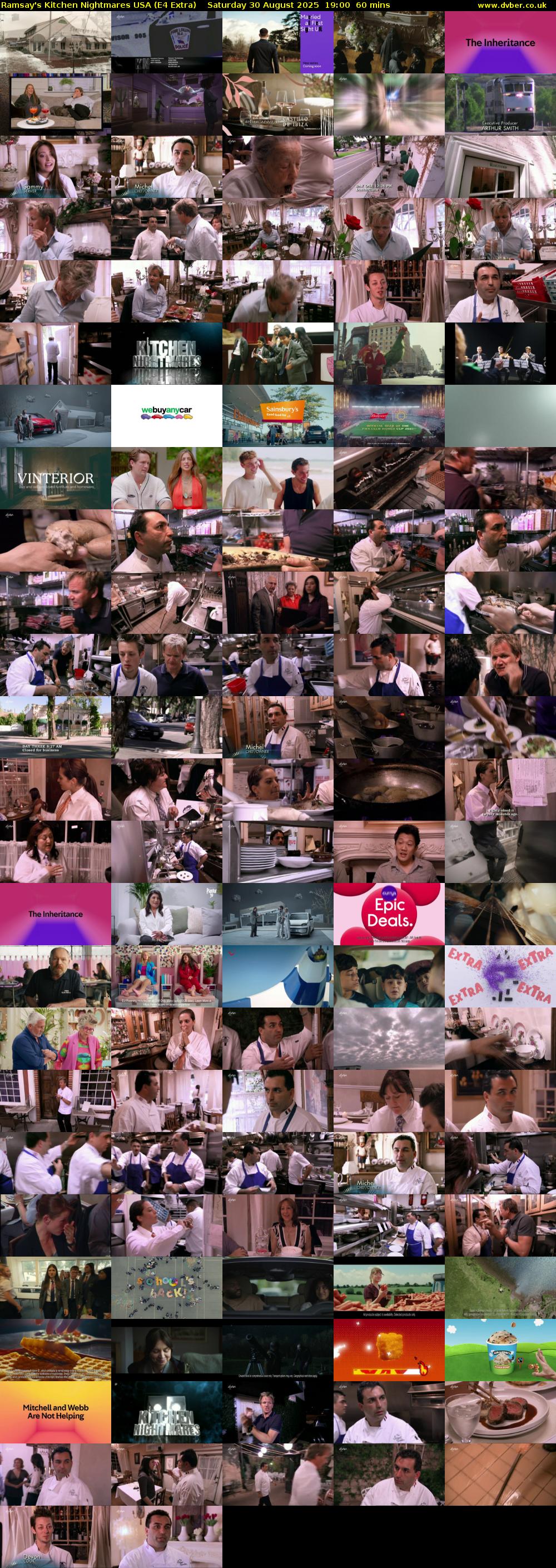 Ramsay's Kitchen Nightmares USA (E4 Extra) Saturday 30 August 2025 19:00 - 20:00