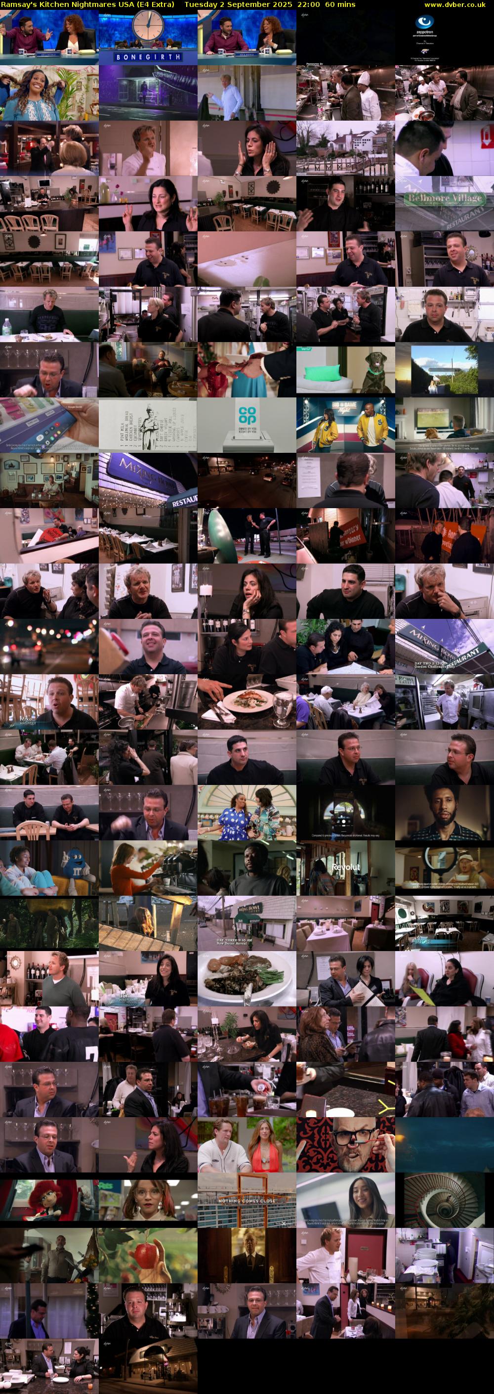 Ramsay's Kitchen Nightmares USA (E4 Extra) Tuesday 2 September 2025 22:00 - 23:00