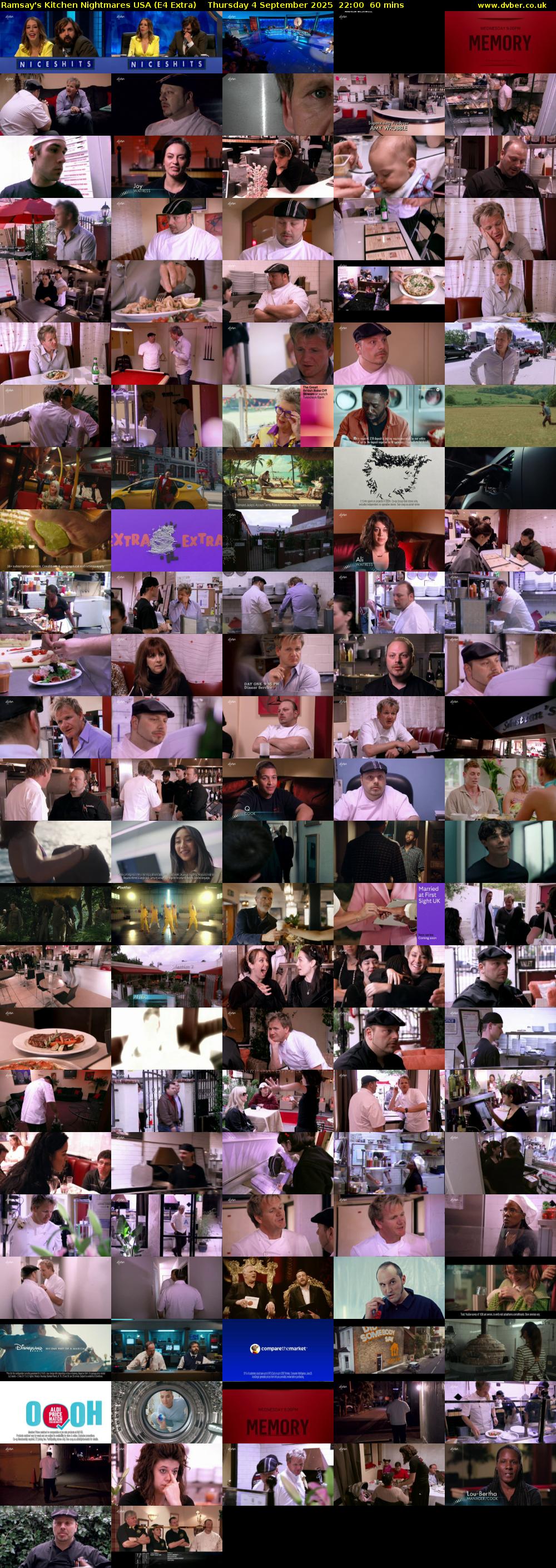 Ramsay's Kitchen Nightmares USA (E4 Extra) Thursday 4 September 2025 22:00 - 23:00