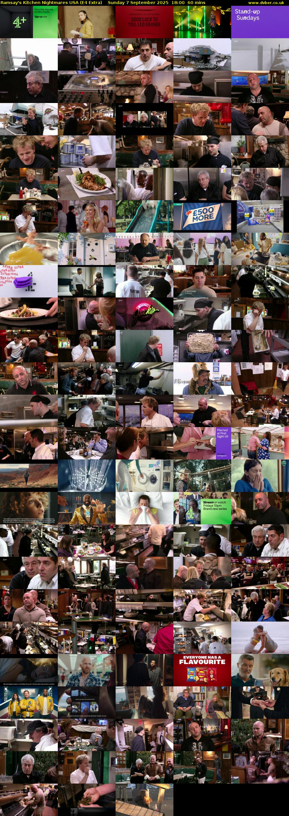 Ramsay's Kitchen Nightmares USA (E4 Extra) Sunday 7 September 2025 18:00 - 19:00