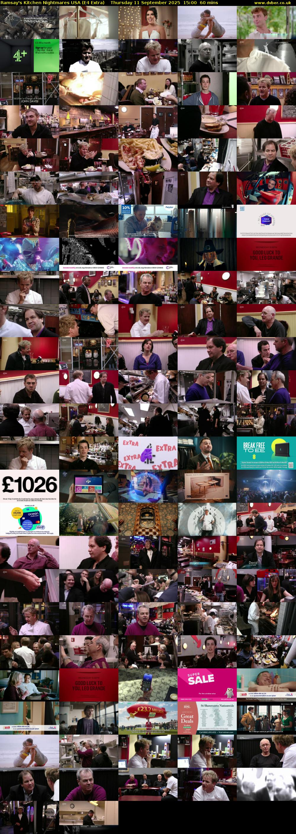 Ramsay's Kitchen Nightmares USA (E4 Extra) Thursday 11 September 2025 15:00 - 16:00