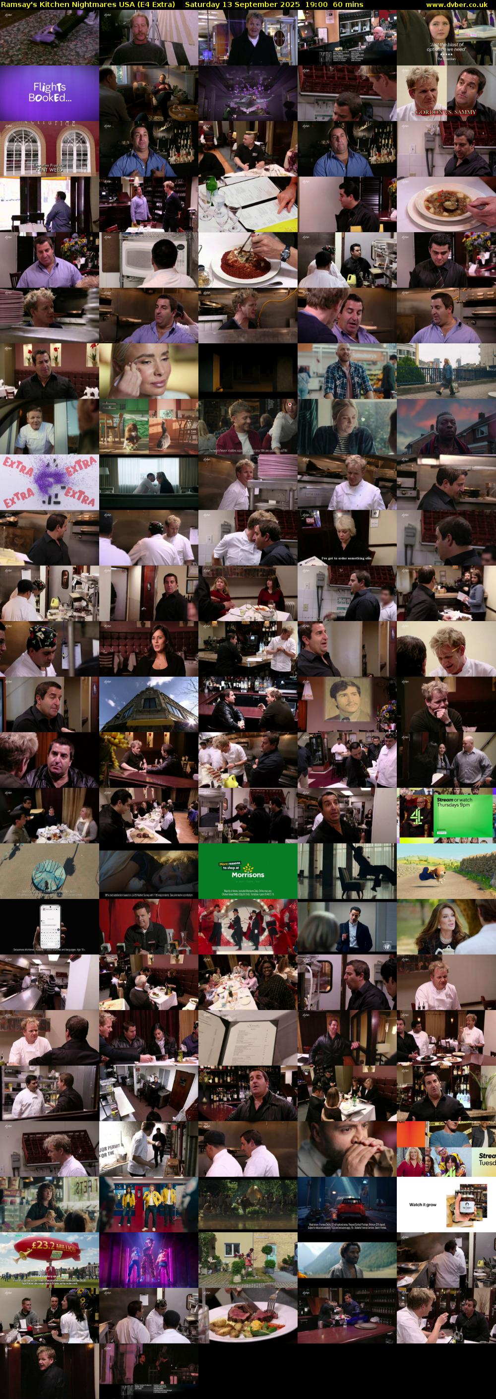 Ramsay's Kitchen Nightmares USA (E4 Extra) Saturday 13 September 2025 19:00 - 20:00
