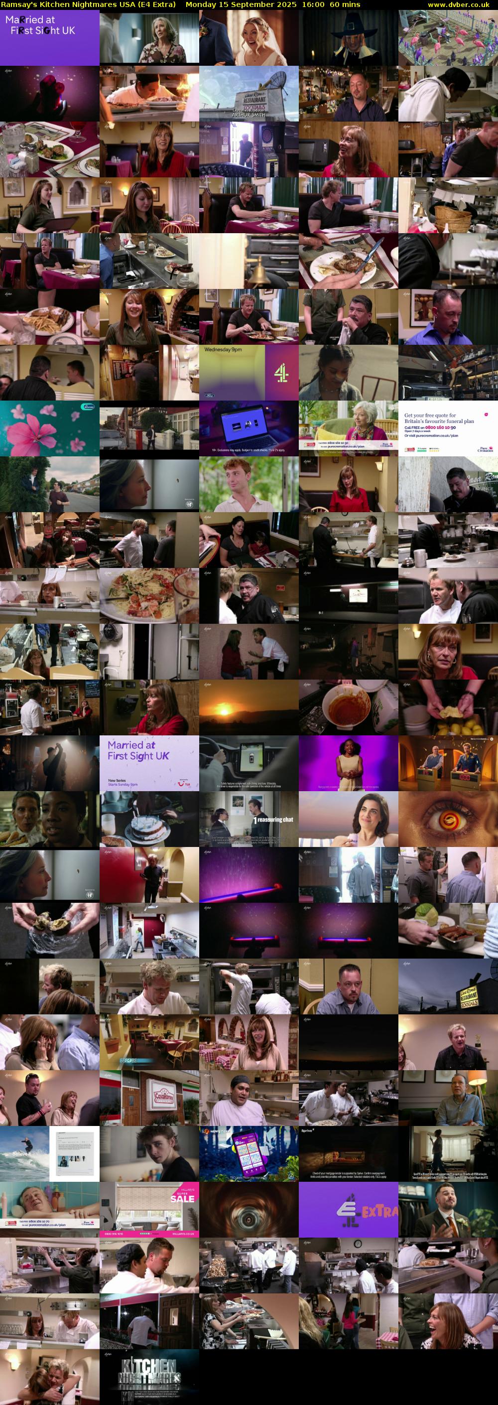 Ramsay's Kitchen Nightmares USA (E4 Extra) Monday 15 September 2025 16:00 - 17:00