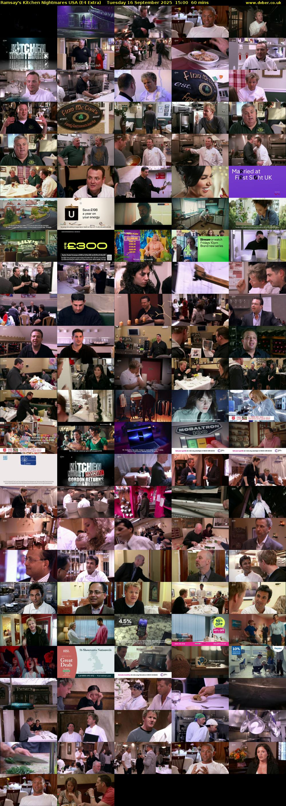 Ramsay's Kitchen Nightmares USA (E4 Extra) Tuesday 16 September 2025 15:00 - 16:00