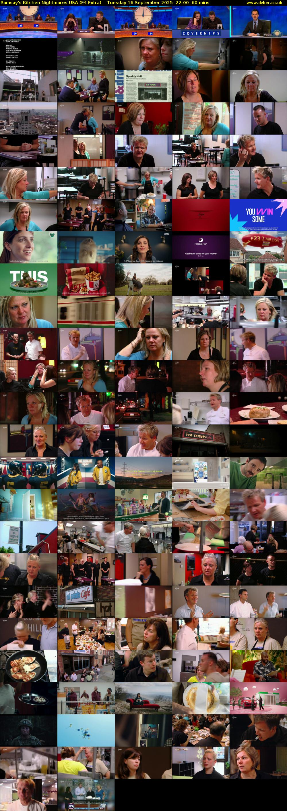 Ramsay's Kitchen Nightmares USA (E4 Extra) Tuesday 16 September 2025 22:00 - 23:00