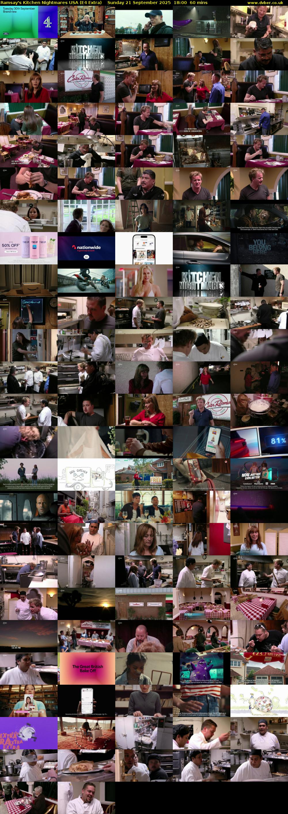 Ramsay's Kitchen Nightmares USA (E4 Extra) Sunday 21 September 2025 18:00 - 19:00