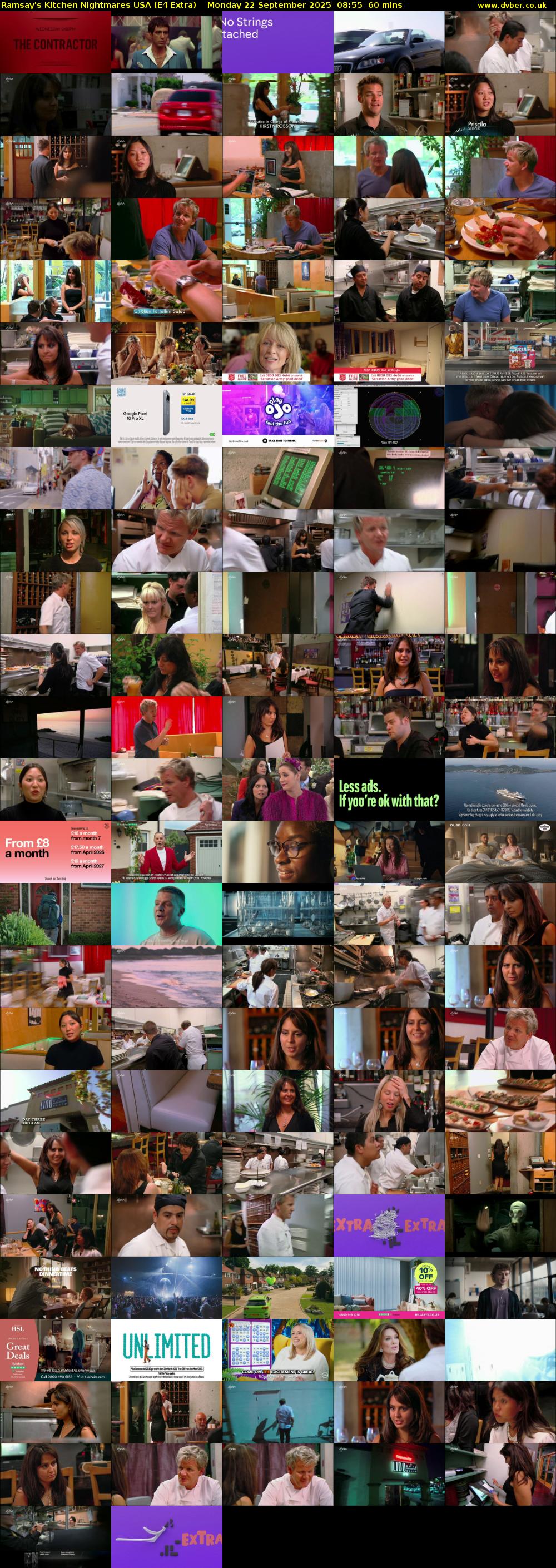 Ramsay's Kitchen Nightmares USA (E4 Extra) Monday 22 September 2025 08:55 - 09:55
