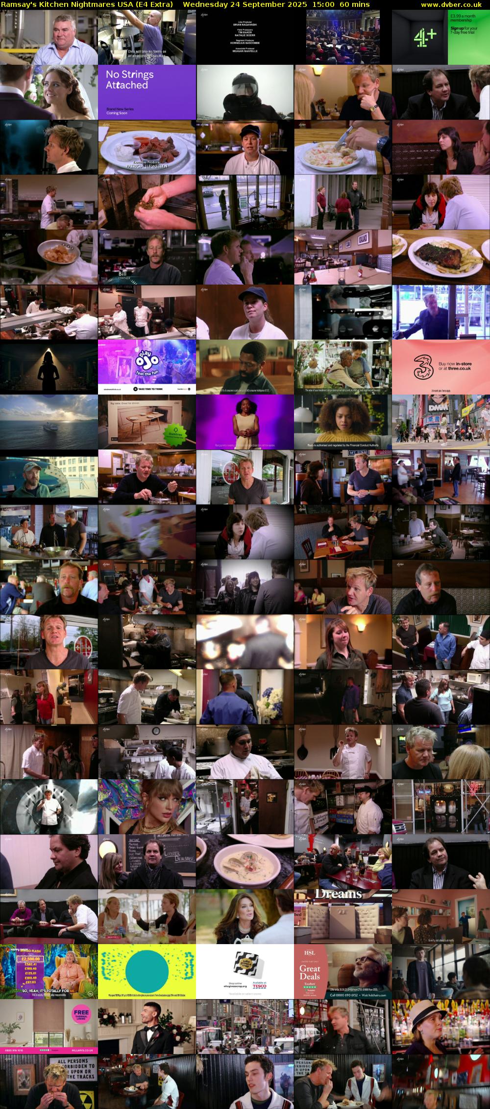 Ramsay's Kitchen Nightmares USA (E4 Extra) Wednesday 24 September 2025 15:00 - 16:00