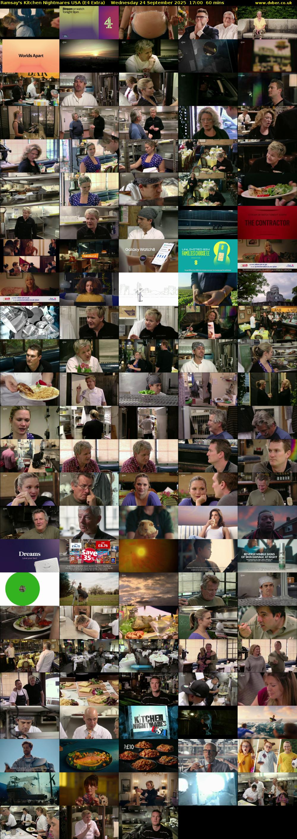 Ramsay's Kitchen Nightmares USA (E4 Extra) Wednesday 24 September 2025 17:00 - 18:00