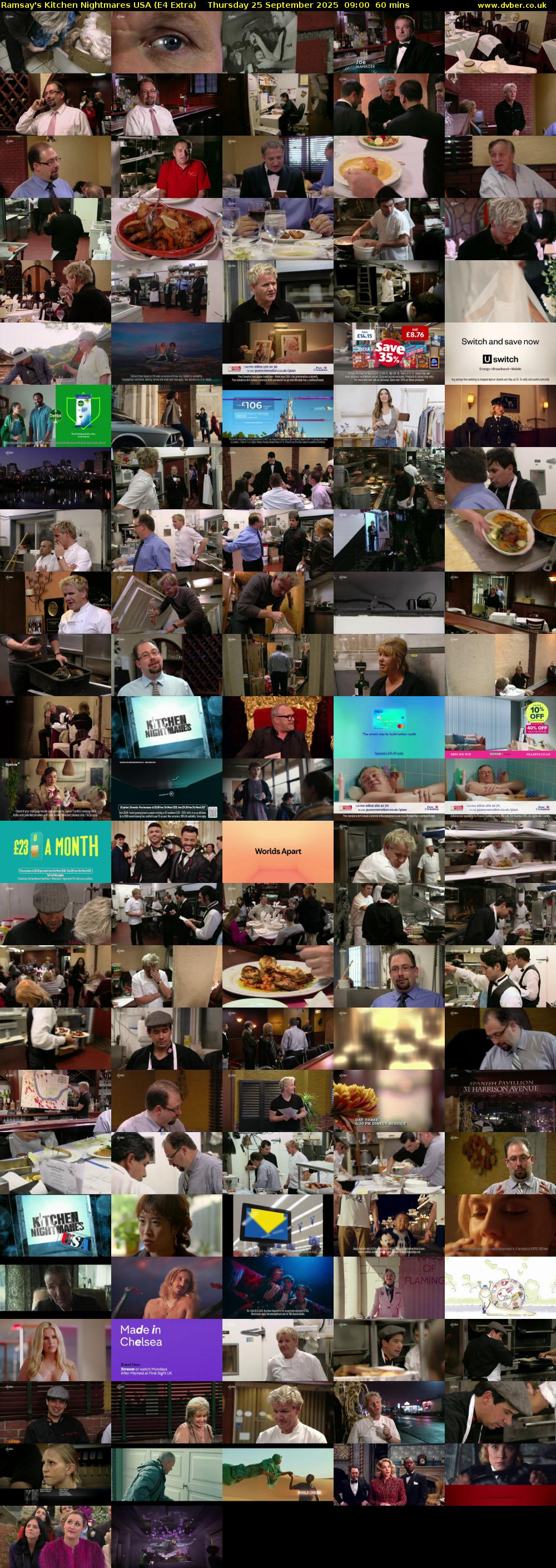 Ramsay's Kitchen Nightmares USA (E4 Extra) Thursday 25 September 2025 09:00 - 10:00