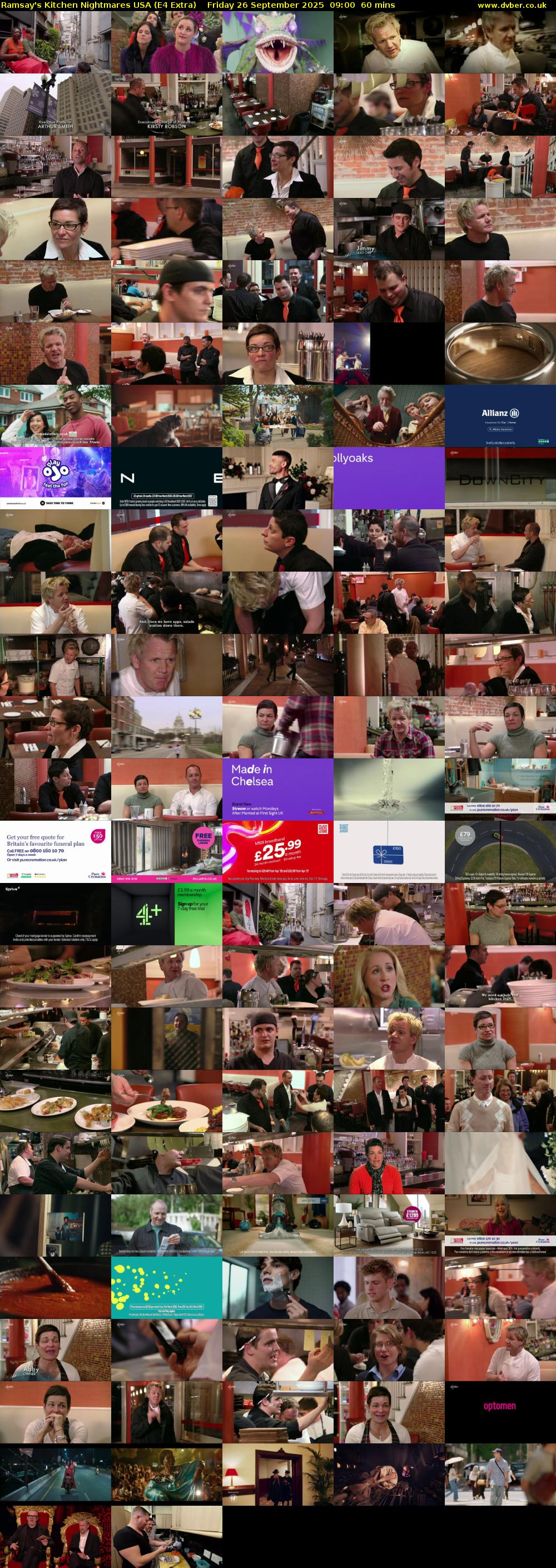 Ramsay's Kitchen Nightmares USA (E4 Extra) Friday 26 September 2025 09:00 - 10:00