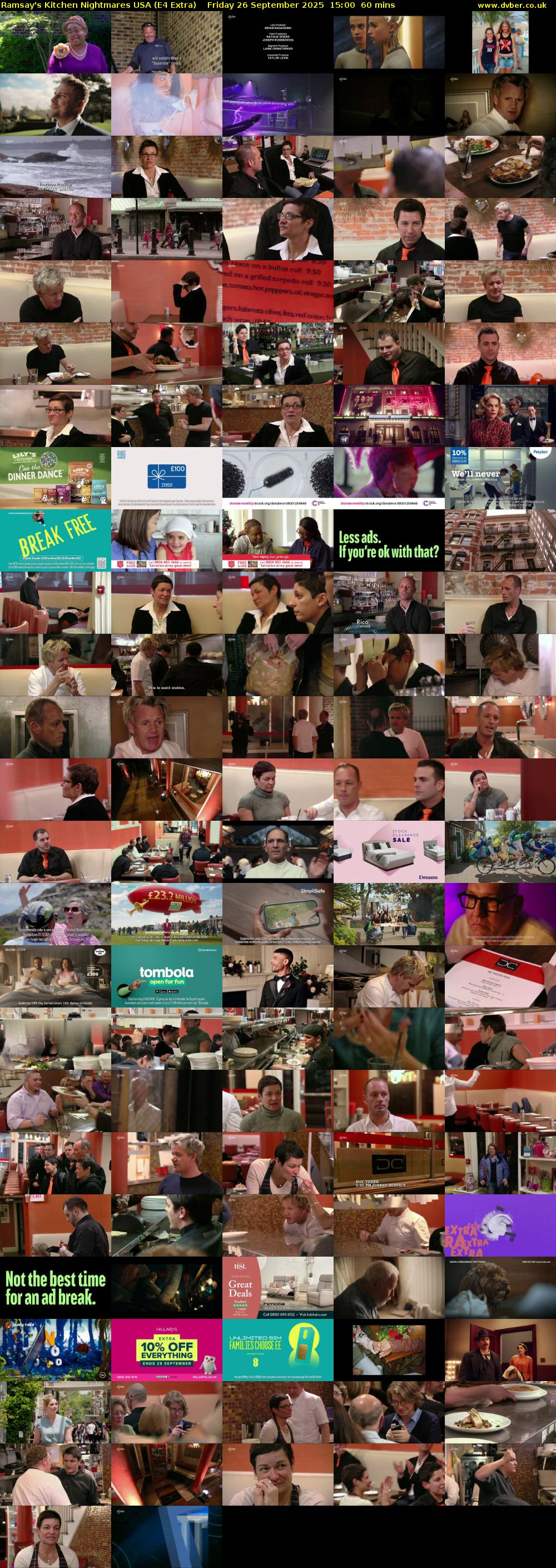 Ramsay's Kitchen Nightmares USA (E4 Extra) Friday 26 September 2025 15:00 - 16:00