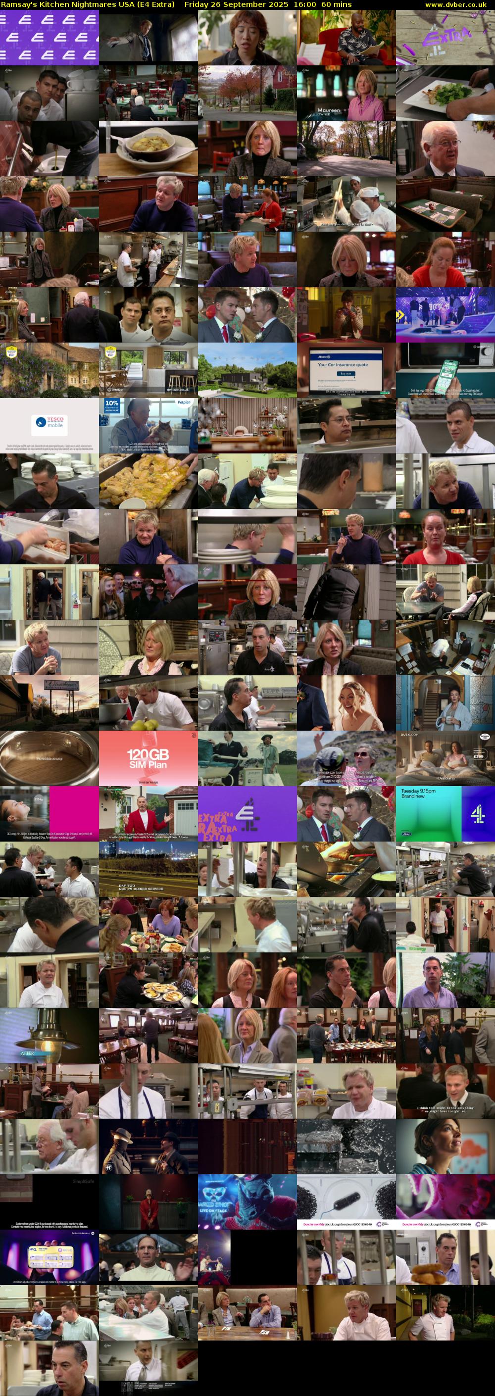 Ramsay's Kitchen Nightmares USA (E4 Extra) Friday 26 September 2025 16:00 - 17:00