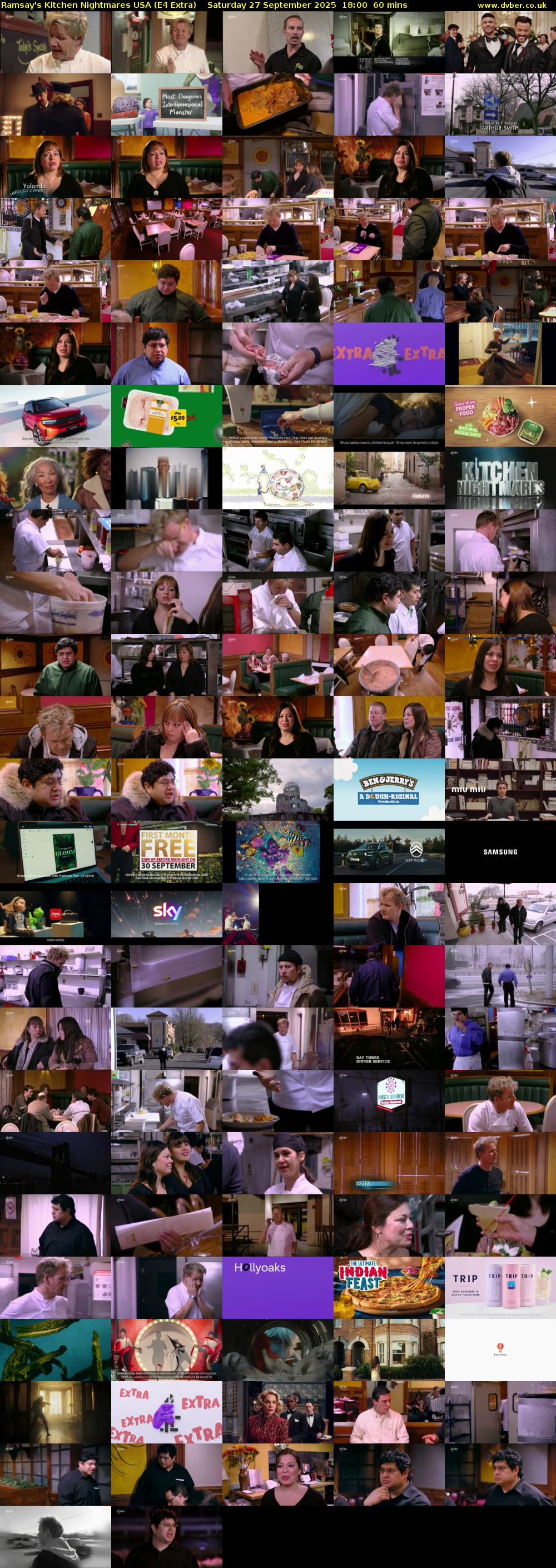 Ramsay's Kitchen Nightmares USA (E4 Extra) Saturday 27 September 2025 18:00 - 19:00