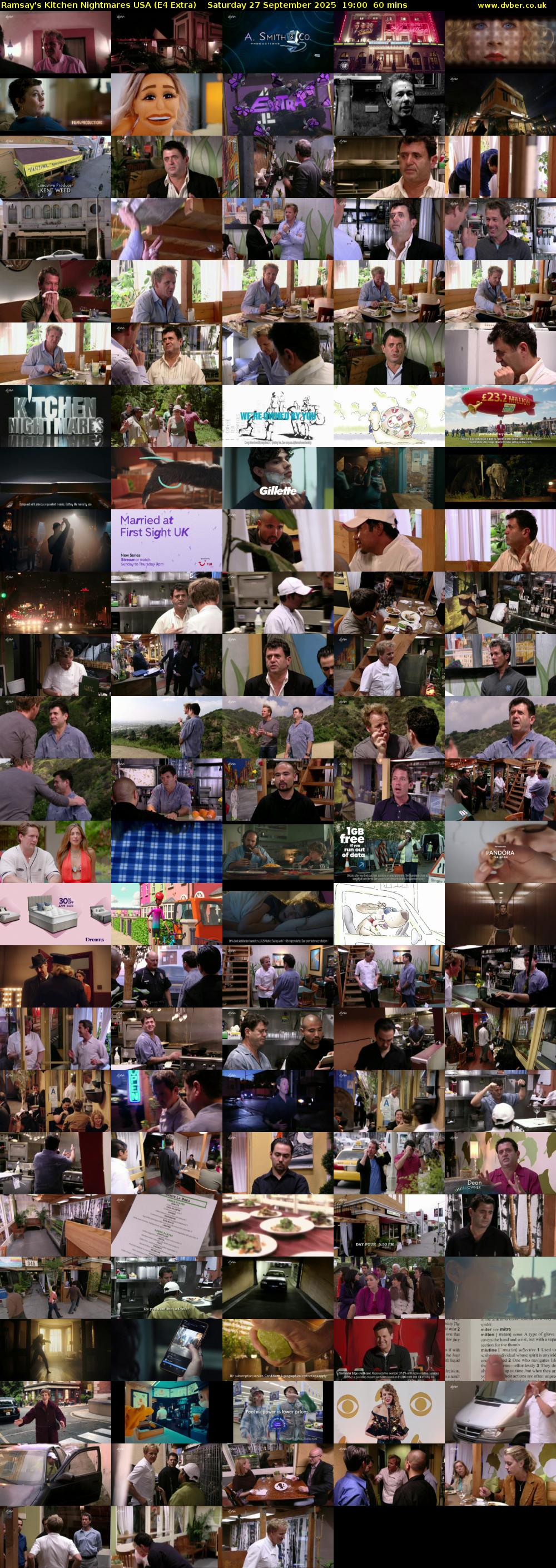 Ramsay's Kitchen Nightmares USA (E4 Extra) Saturday 27 September 2025 19:00 - 20:00