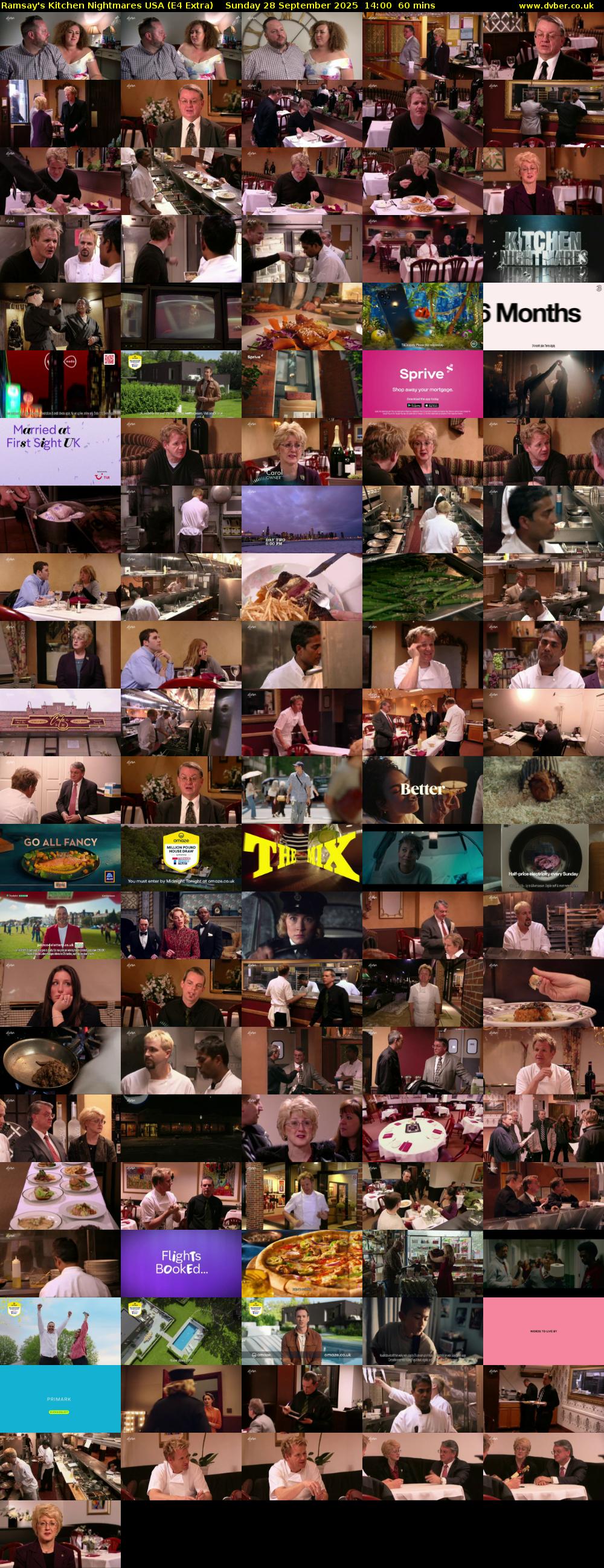 Ramsay's Kitchen Nightmares USA (E4 Extra) Sunday 28 September 2025 14:00 - 15:00