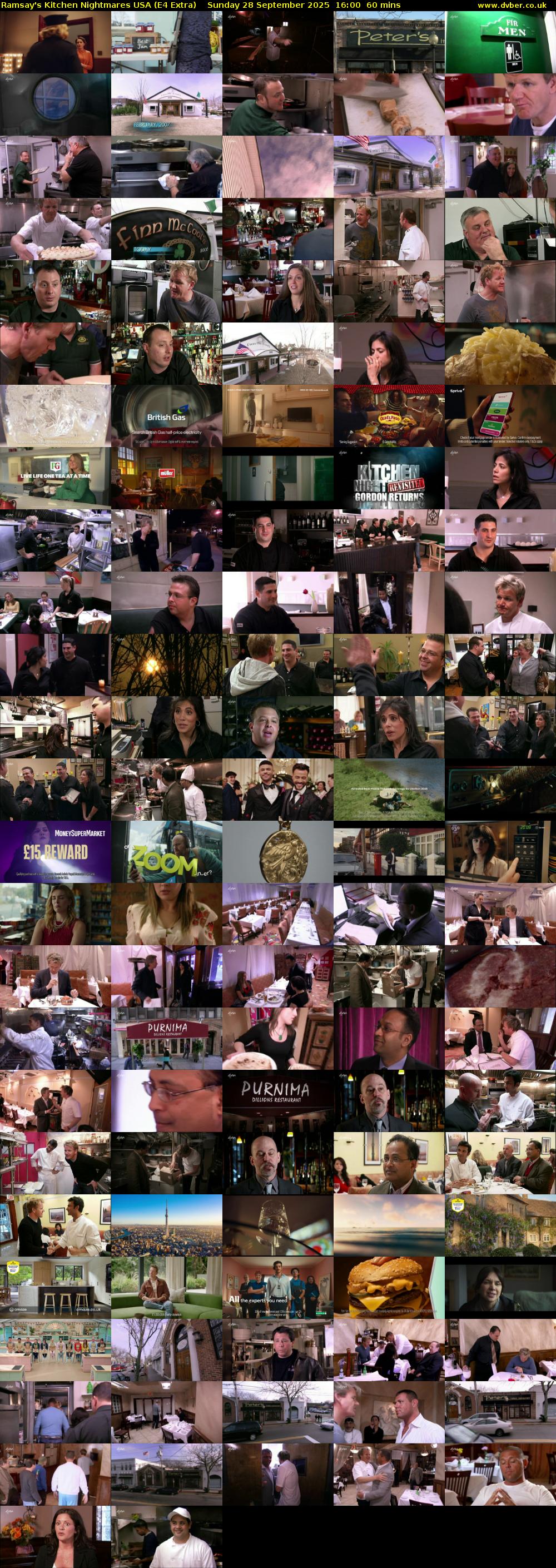 Ramsay's Kitchen Nightmares USA (E4 Extra) Sunday 28 September 2025 16:00 - 17:00
