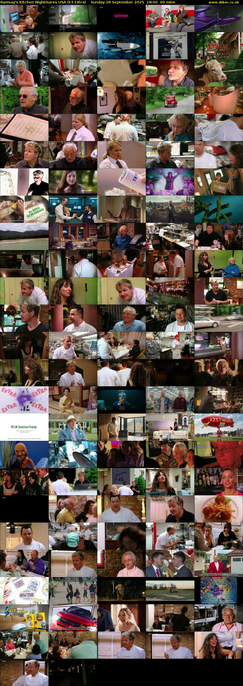 Ramsay's Kitchen Nightmares USA (E4 Extra) Sunday 28 September 2025 18:00 - 19:00