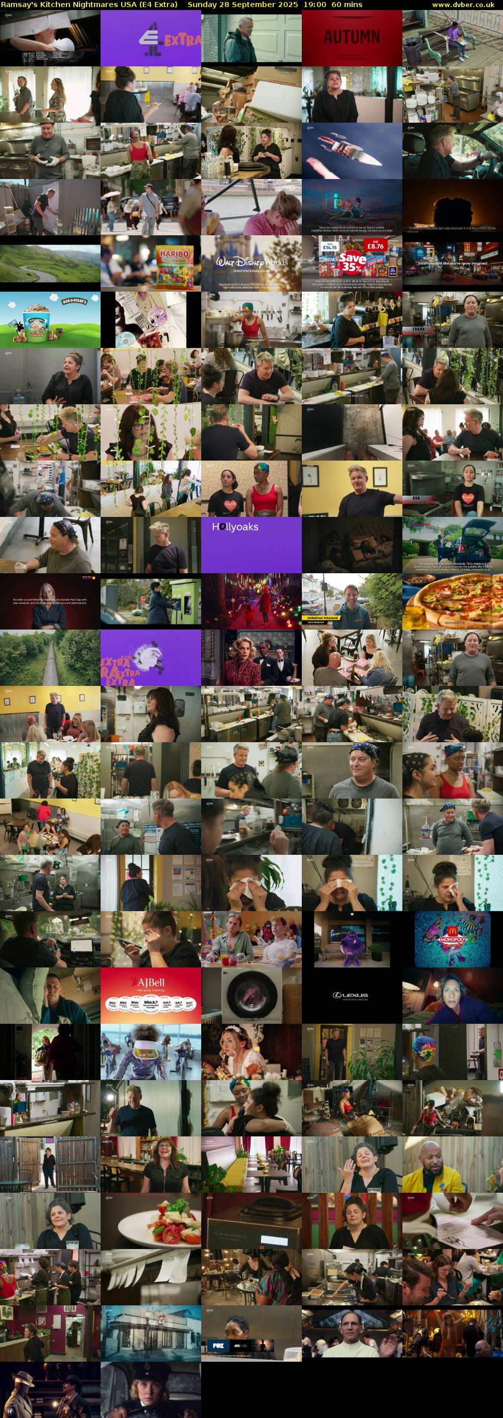 Ramsay's Kitchen Nightmares USA (E4 Extra) Sunday 28 September 2025 19:00 - 20:00