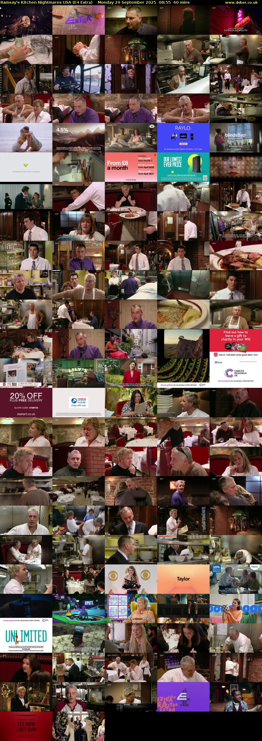 Ramsay's Kitchen Nightmares USA (E4 Extra) Monday 29 September 2025 08:55 - 09:55