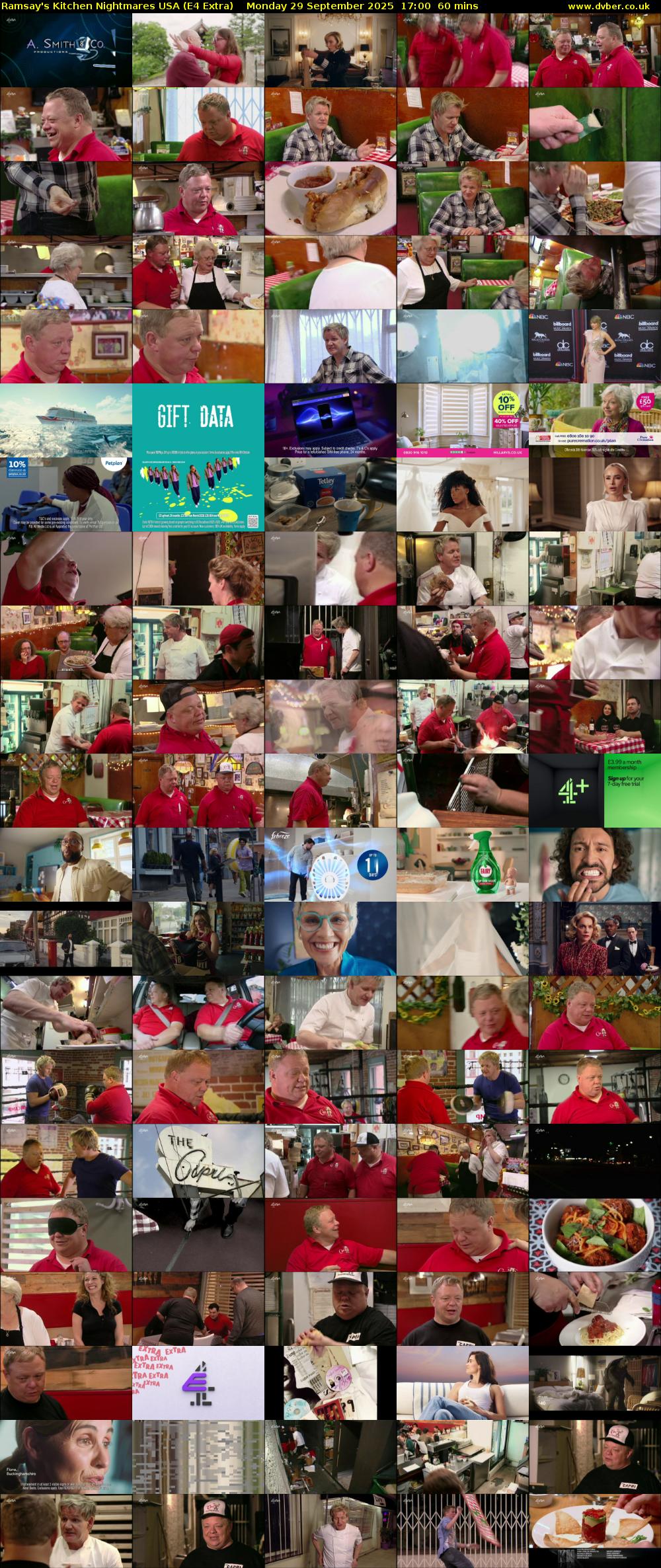 Ramsay's Kitchen Nightmares USA (E4 Extra) Monday 29 September 2025 17:00 - 18:00