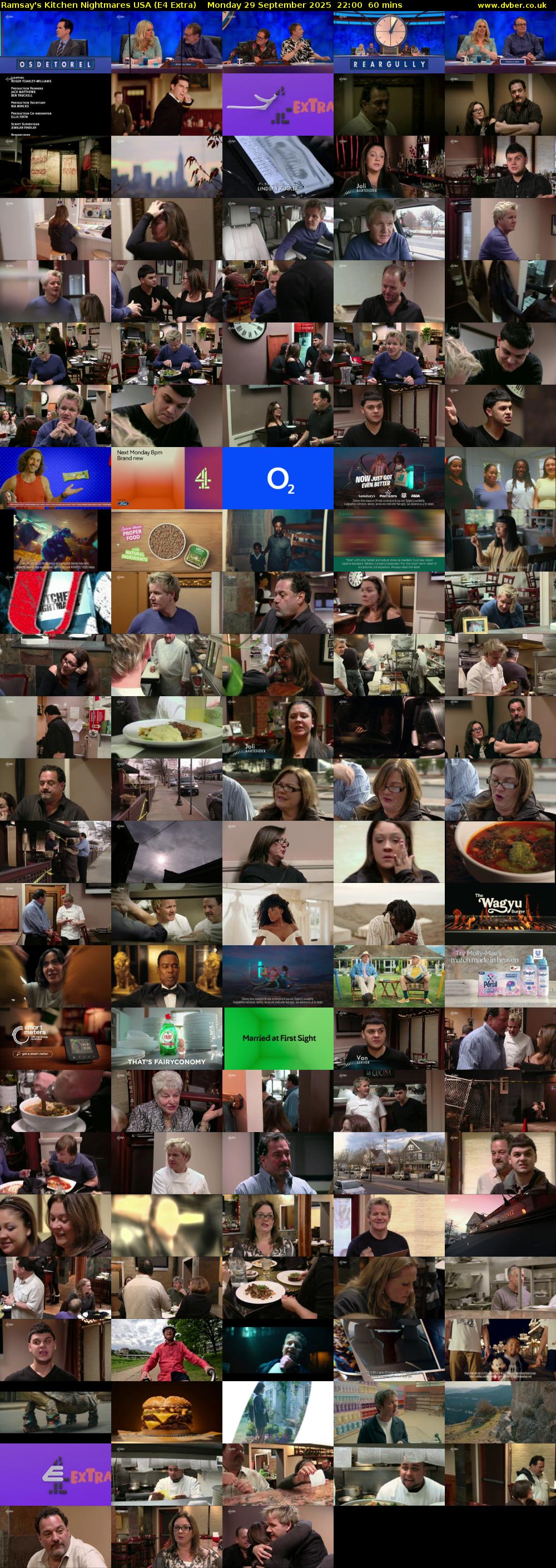 Ramsay's Kitchen Nightmares USA (E4 Extra) Monday 29 September 2025 22:00 - 23:00