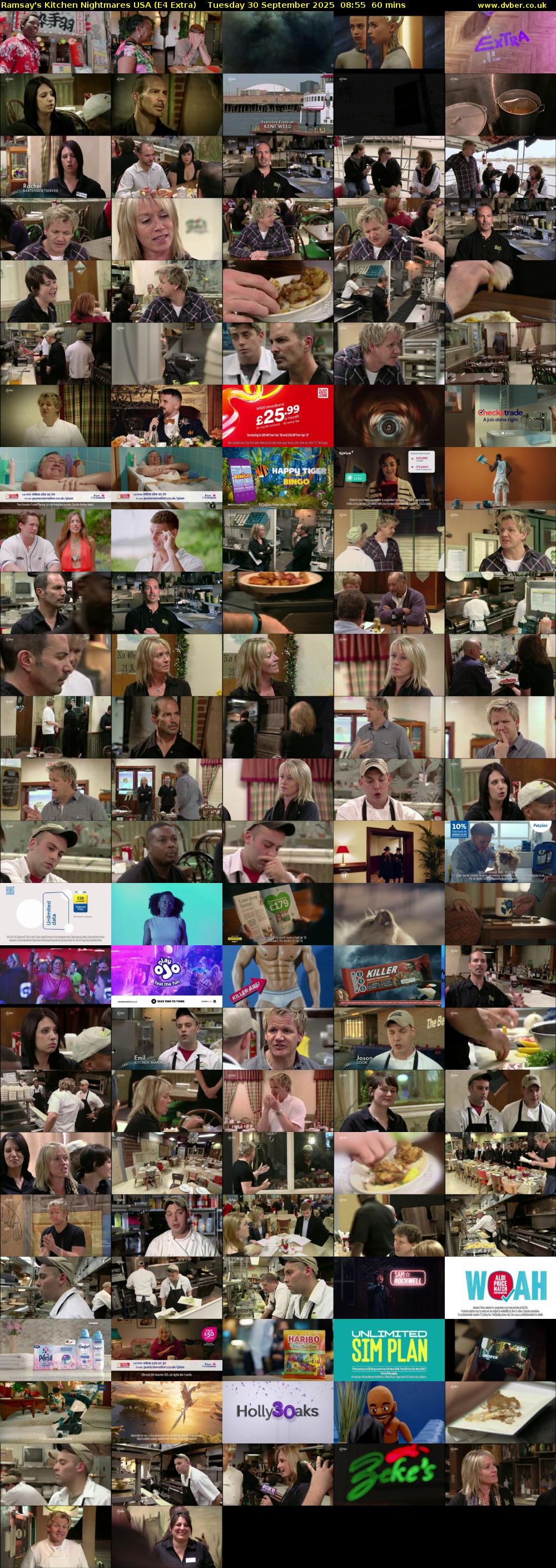 Ramsay's Kitchen Nightmares USA (E4 Extra) Tuesday 30 September 2025 08:55 - 09:55