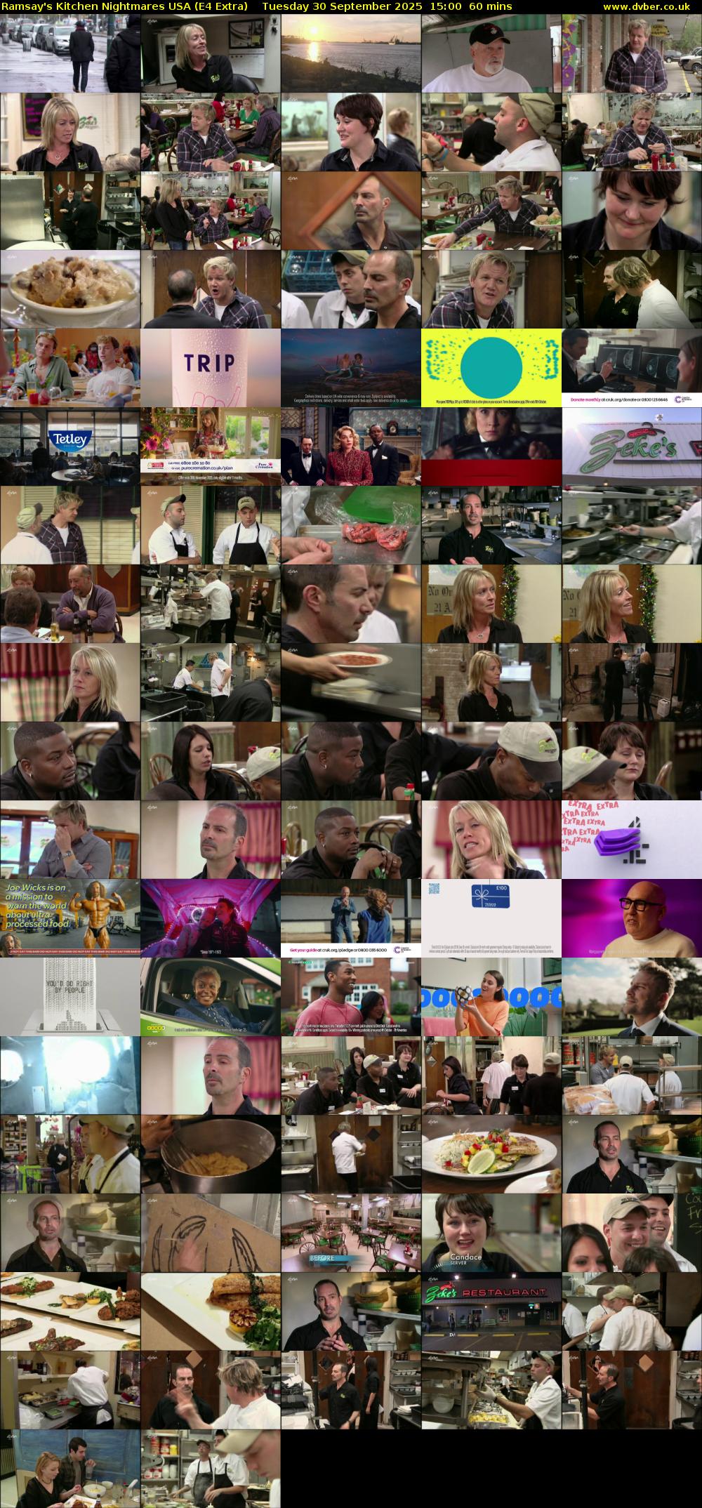 Ramsay's Kitchen Nightmares USA (E4 Extra) Tuesday 30 September 2025 15:00 - 16:00