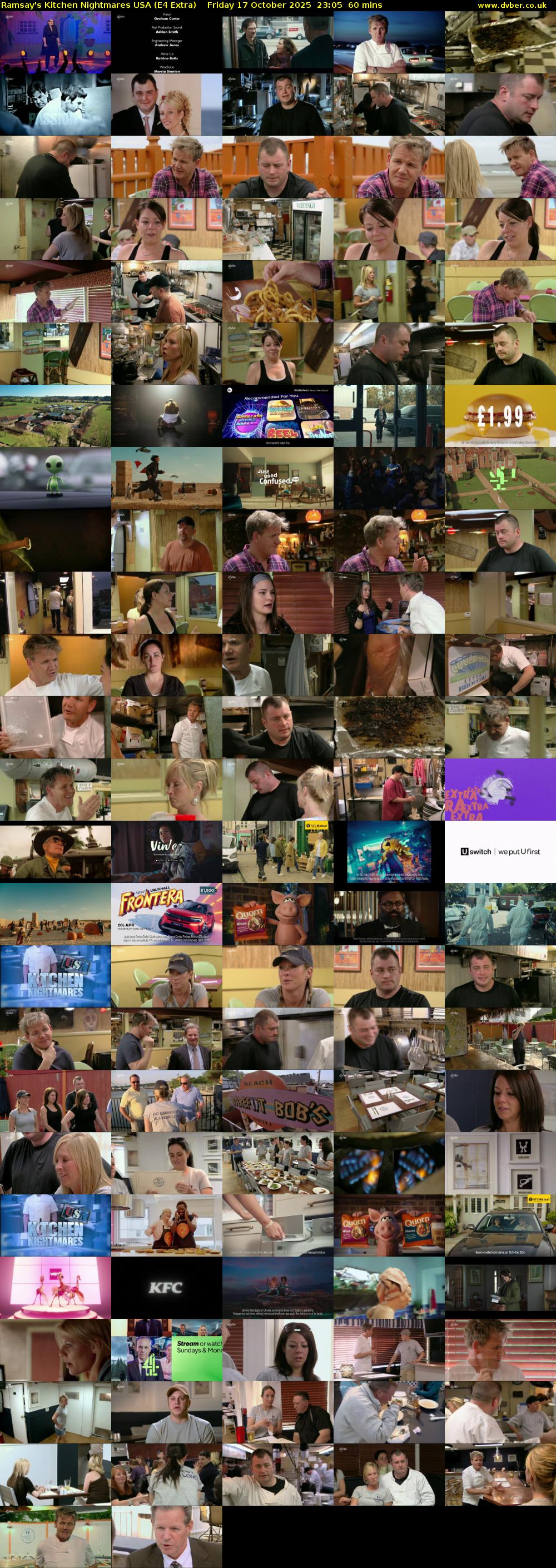 Ramsay's Kitchen Nightmares USA (E4 Extra) Friday 17 October 2025 23:05 - 00:05