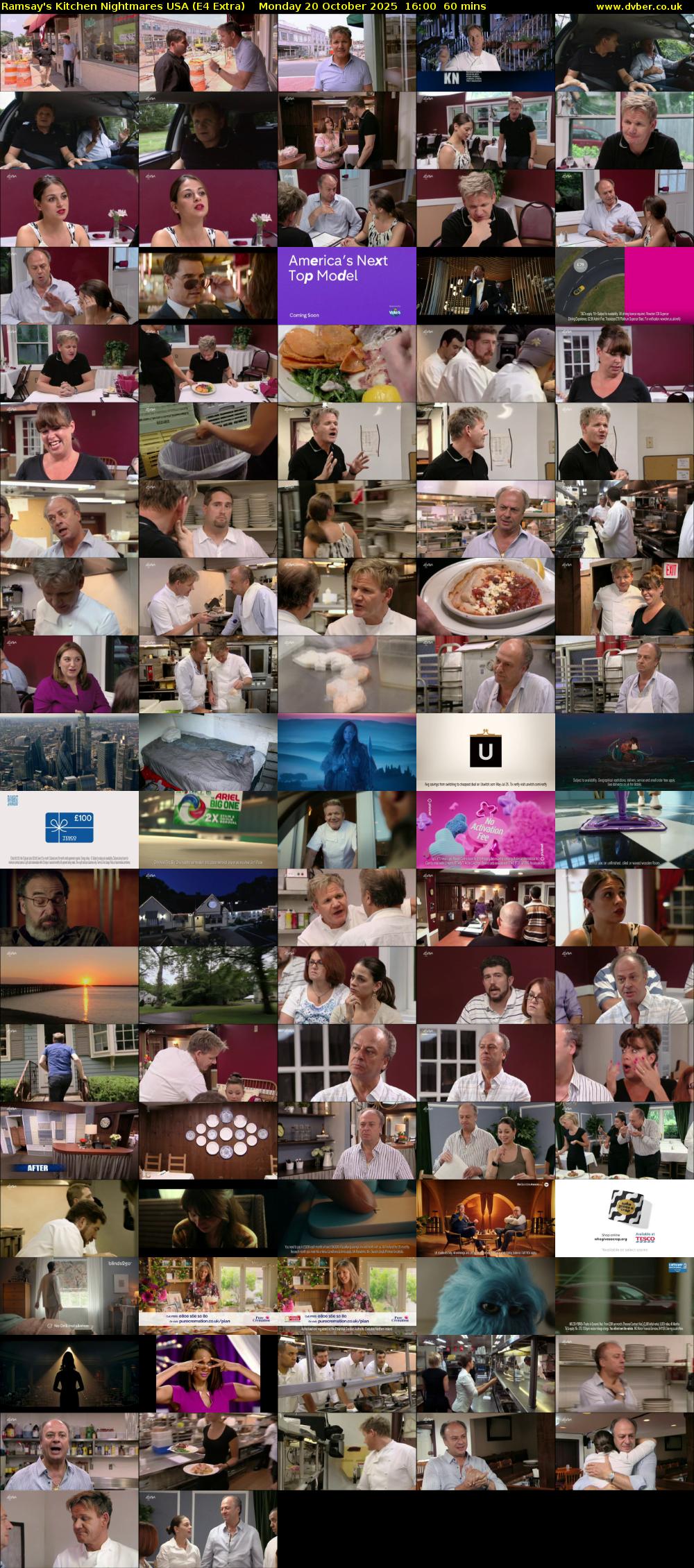 Ramsay's Kitchen Nightmares USA (E4 Extra) Monday 20 October 2025 16:00 - 17:00