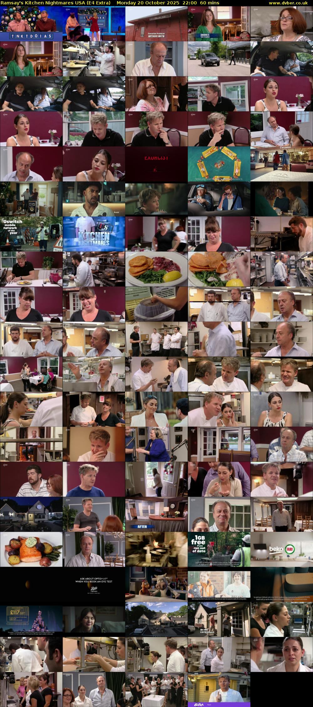 Ramsay's Kitchen Nightmares USA (E4 Extra) Monday 20 October 2025 22:00 - 23:00