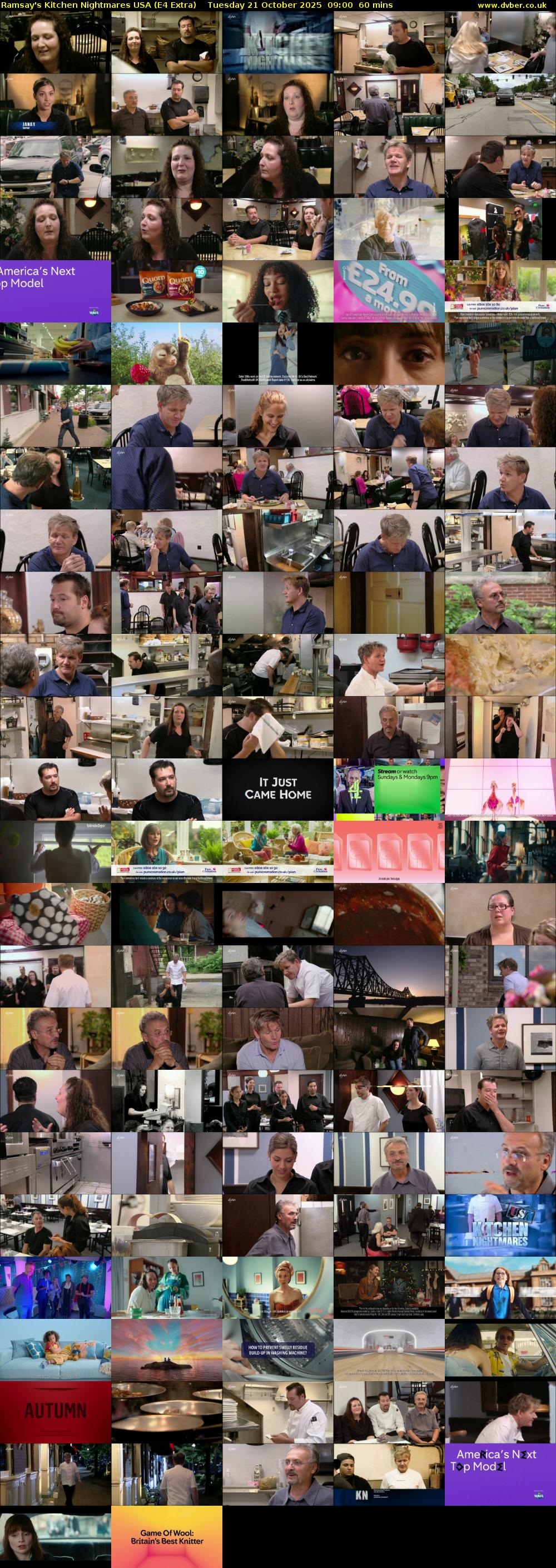 Ramsay's Kitchen Nightmares USA (E4 Extra) Tuesday 21 October 2025 09:00 - 10:00