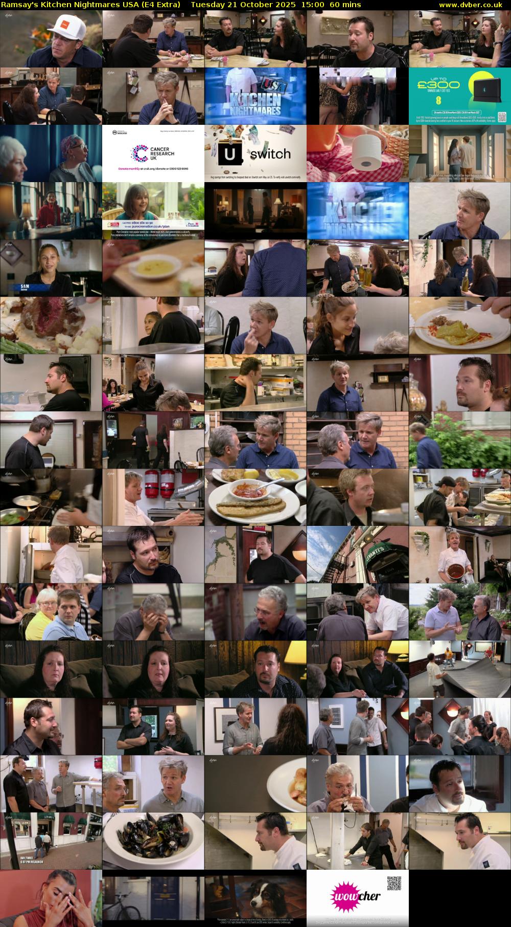 Ramsay's Kitchen Nightmares USA (E4 Extra) Tuesday 21 October 2025 15:00 - 16:00