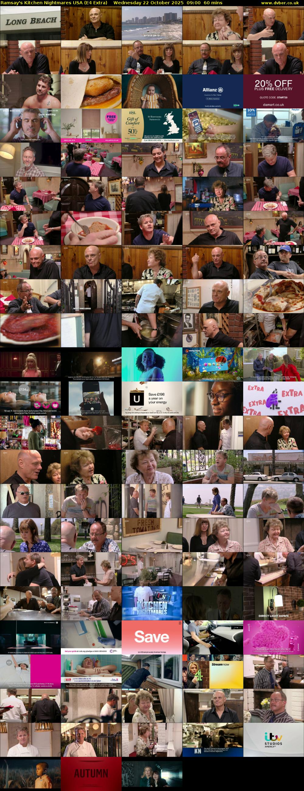 Ramsay's Kitchen Nightmares USA (E4 Extra) Wednesday 22 October 2025 09:00 - 10:00