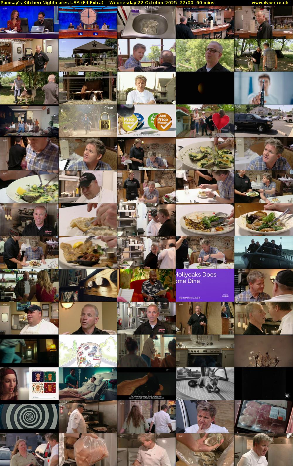 Ramsay's Kitchen Nightmares USA (E4 Extra) Wednesday 22 October 2025 22:00 - 23:00