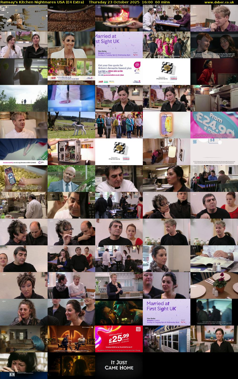 Ramsay's Kitchen Nightmares USA (E4 Extra) Thursday 23 October 2025 16:00 - 17:00