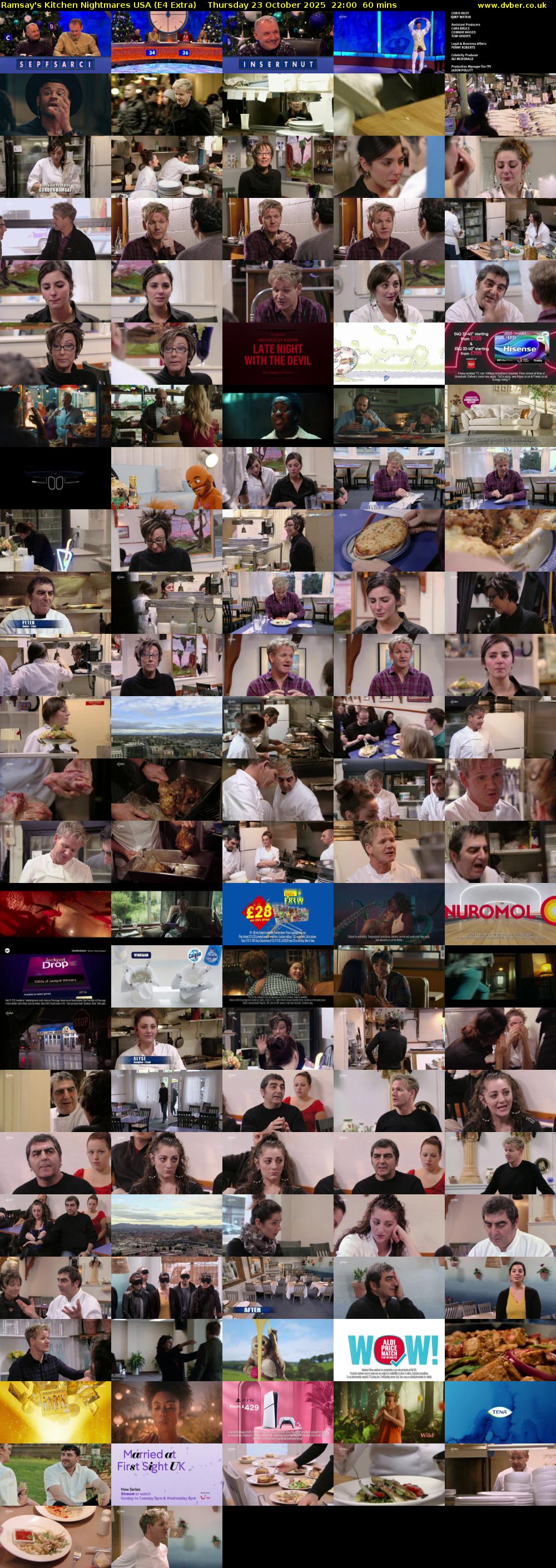 Ramsay's Kitchen Nightmares USA (E4 Extra) Thursday 23 October 2025 22:00 - 23:00