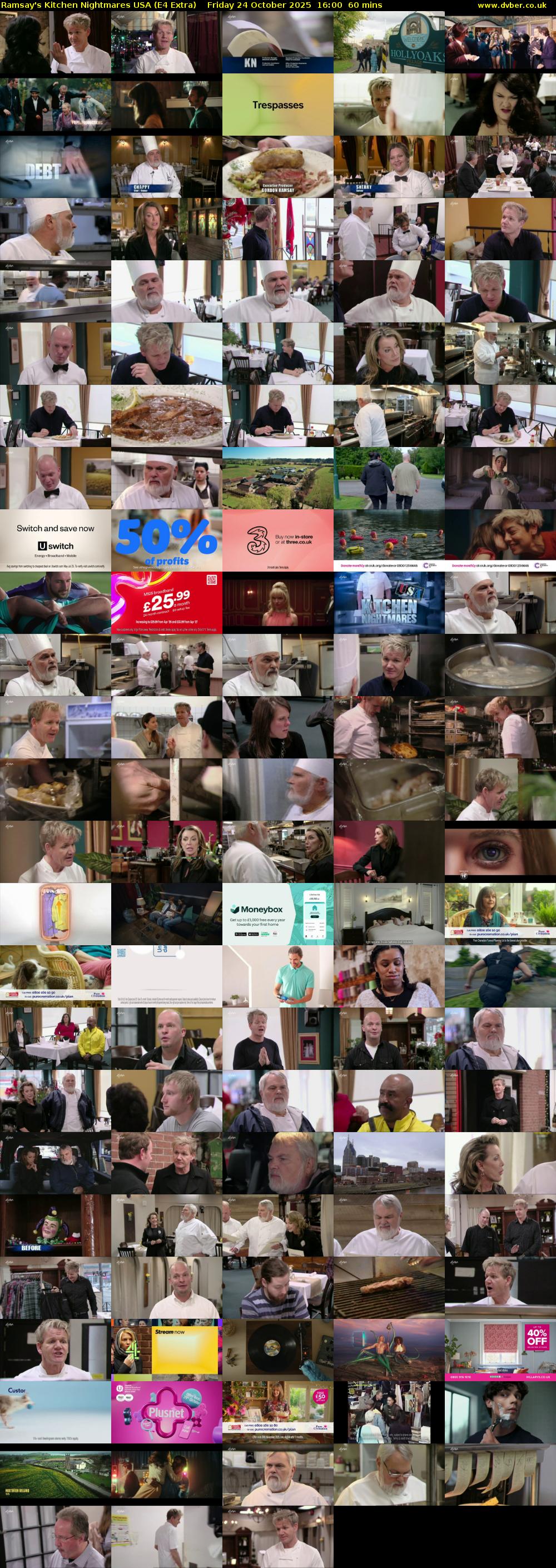 Ramsay's Kitchen Nightmares USA (E4 Extra) Friday 24 October 2025 16:00 - 17:00