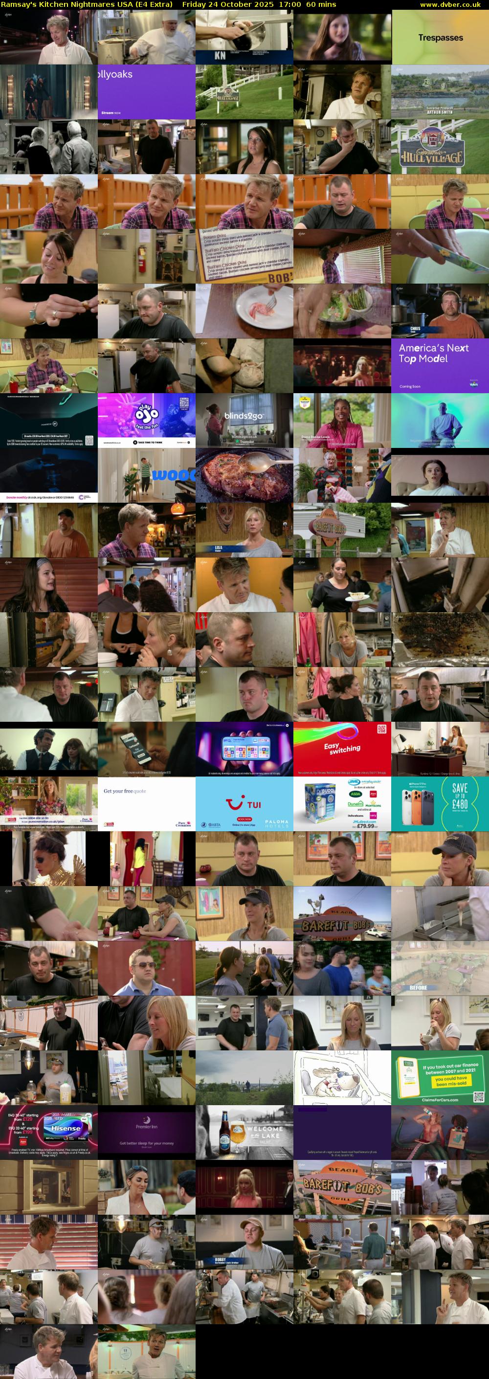 Ramsay's Kitchen Nightmares USA (E4 Extra) Friday 24 October 2025 17:00 - 18:00
