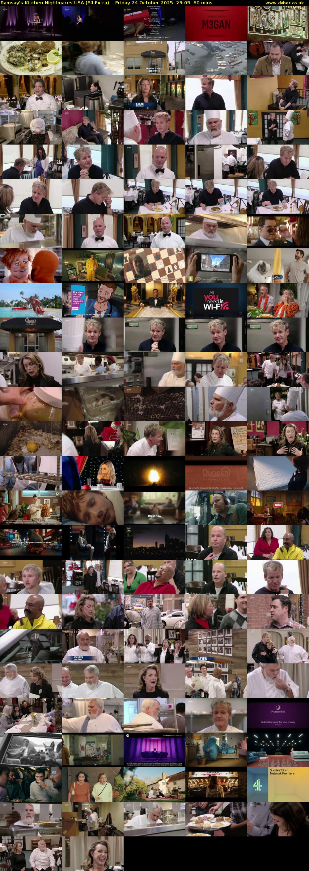 Ramsay's Kitchen Nightmares USA (E4 Extra) Friday 24 October 2025 23:05 - 00:05