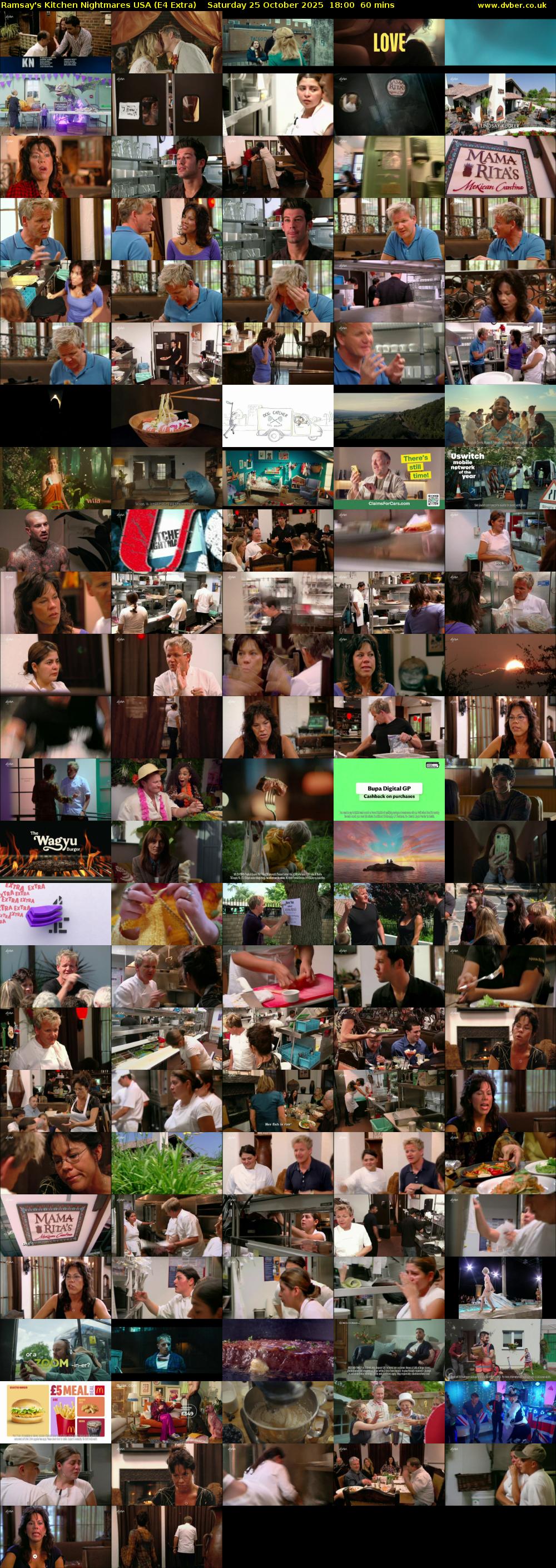 Ramsay's Kitchen Nightmares USA (E4 Extra) Saturday 25 October 2025 18:00 - 19:00