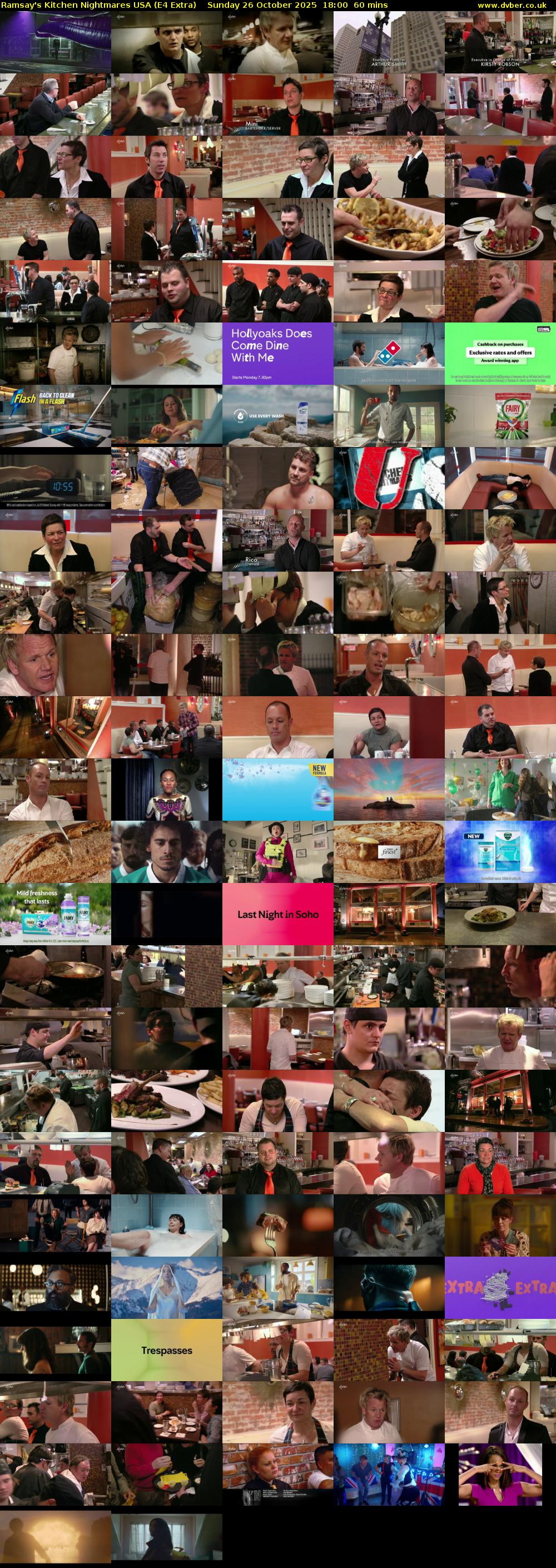 Ramsay's Kitchen Nightmares USA (E4 Extra) Sunday 26 October 2025 18:00 - 19:00