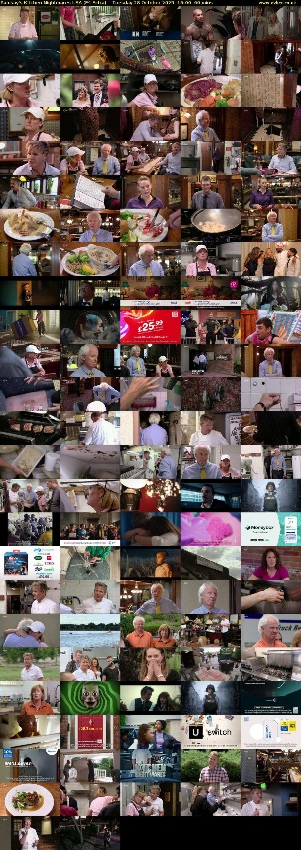 Ramsay's Kitchen Nightmares USA (E4 Extra) Tuesday 28 October 2025 16:00 - 17:00