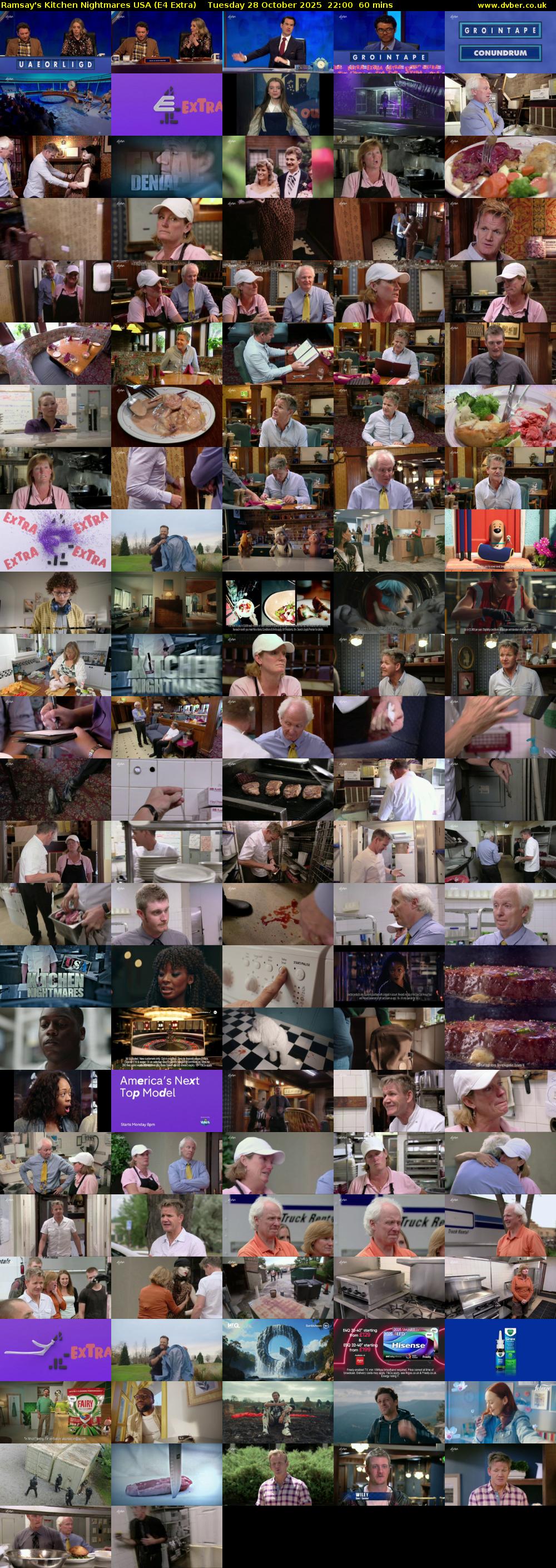 Ramsay's Kitchen Nightmares USA (E4 Extra) Tuesday 28 October 2025 22:00 - 23:00