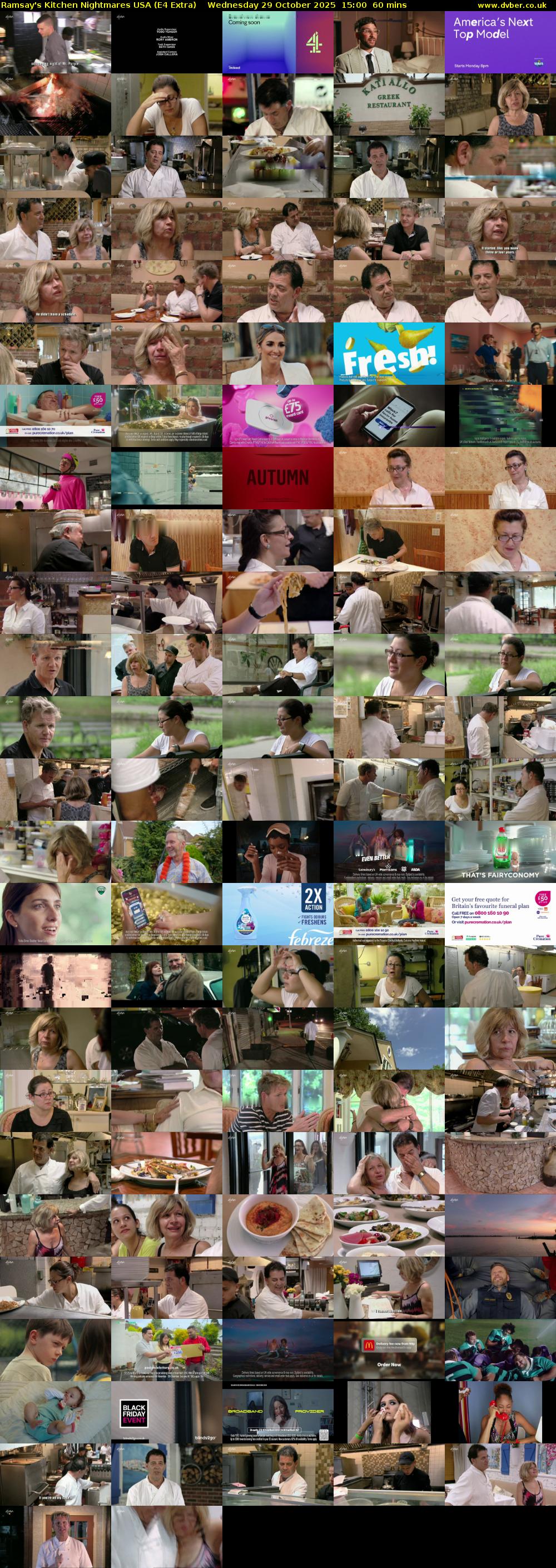 Ramsay's Kitchen Nightmares USA (E4 Extra) Wednesday 29 October 2025 15:00 - 16:00