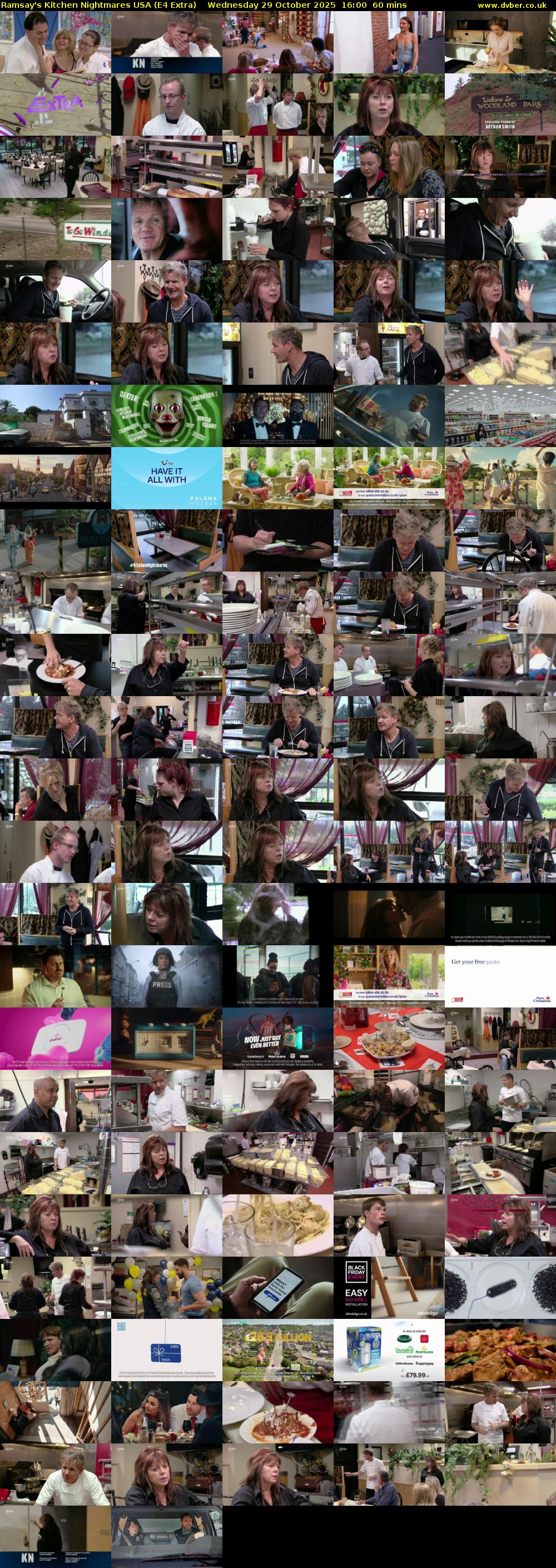 Ramsay's Kitchen Nightmares USA (E4 Extra) Wednesday 29 October 2025 16:00 - 17:00