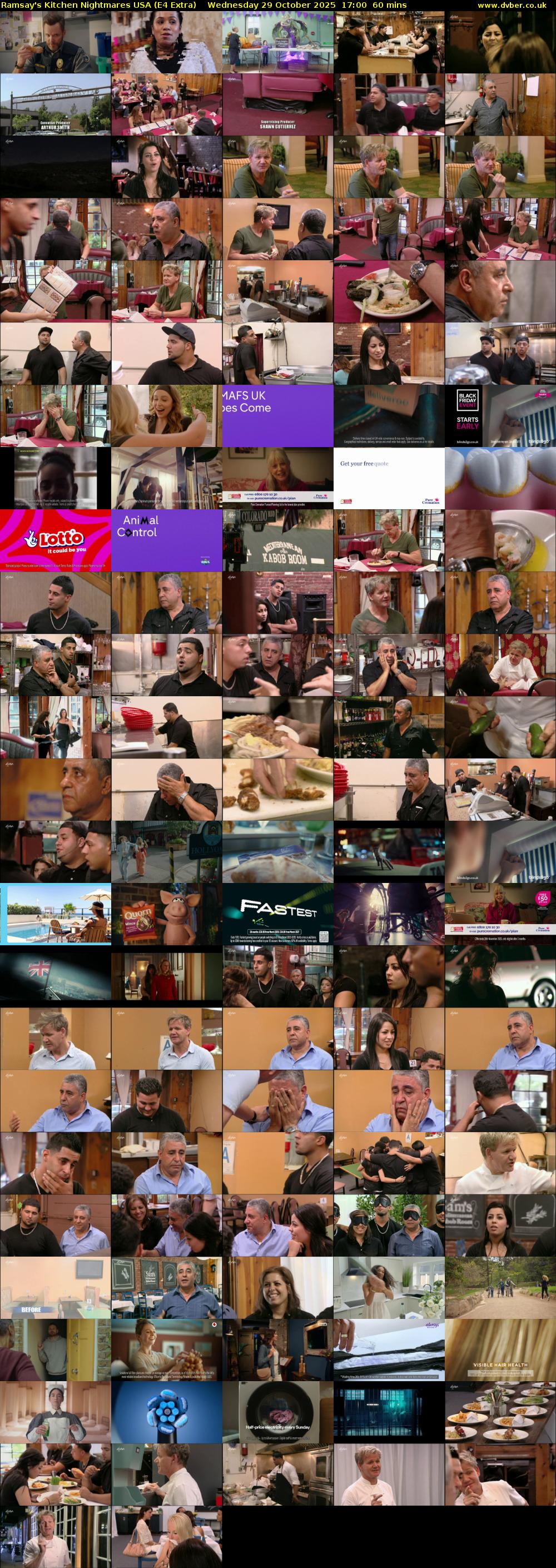 Ramsay's Kitchen Nightmares USA (E4 Extra) Wednesday 29 October 2025 17:00 - 18:00