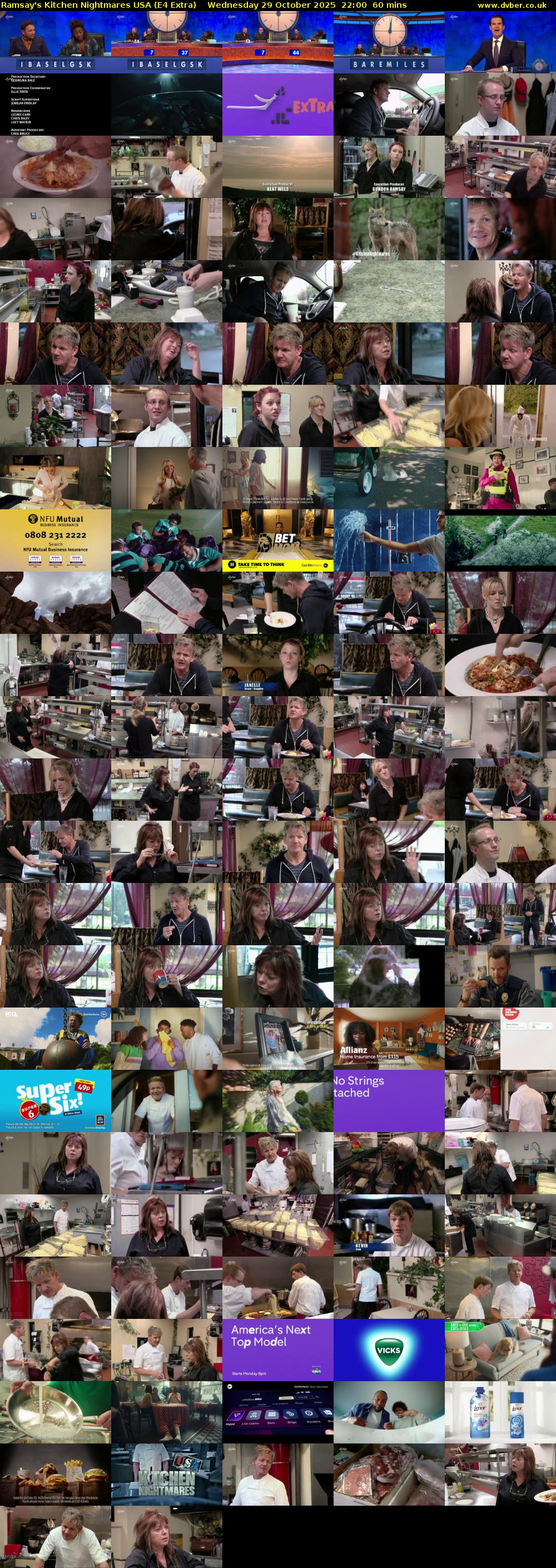 Ramsay's Kitchen Nightmares USA (E4 Extra) Wednesday 29 October 2025 22:00 - 23:00