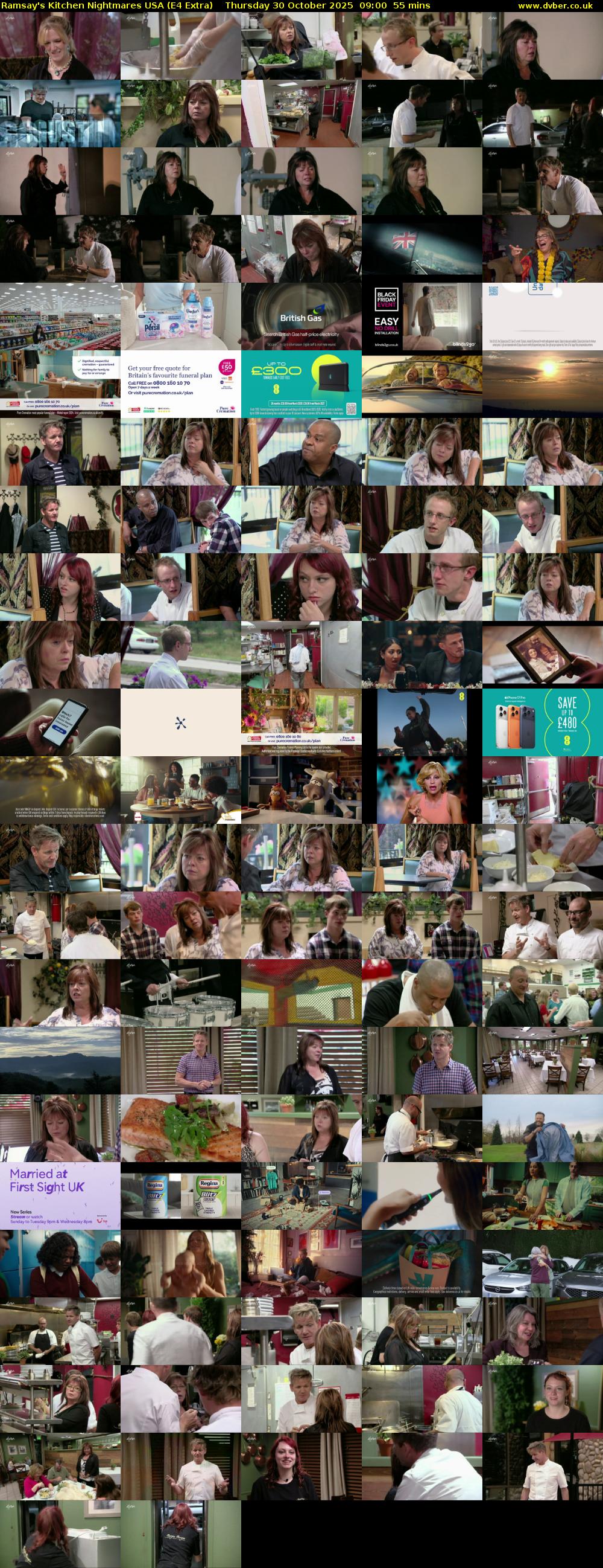 Ramsay's Kitchen Nightmares USA (E4 Extra) Thursday 30 October 2025 09:00 - 09:55